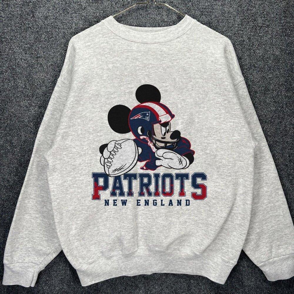 Patriots New England Patriots Sweatshirt Mascot Mickey